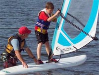 Windsurfing at the Open Day