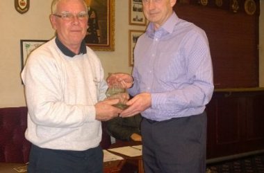 Award To Long Serving Committee Member At AGM On 23rd February
