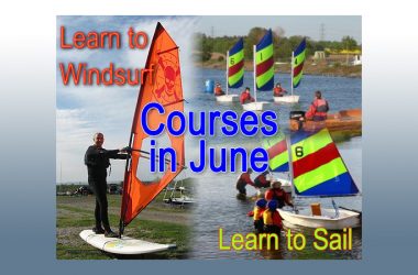 Learn to sail or windsurf in June