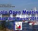 ** CANCELLED ** Solo Open Meeting 16th March 2019